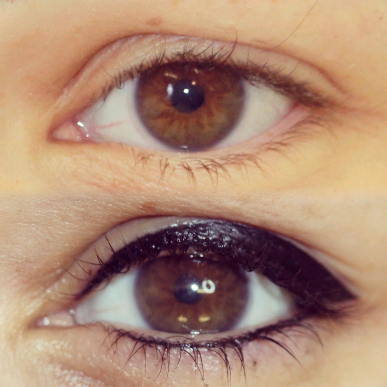 Permanent Eyes before and after image