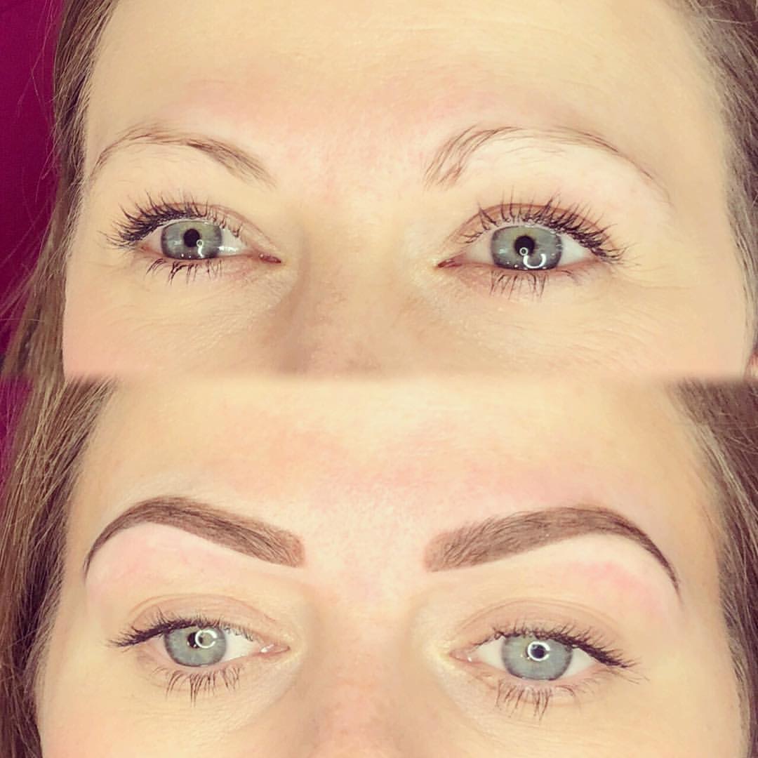 HD Brows Eyebrows before and after image