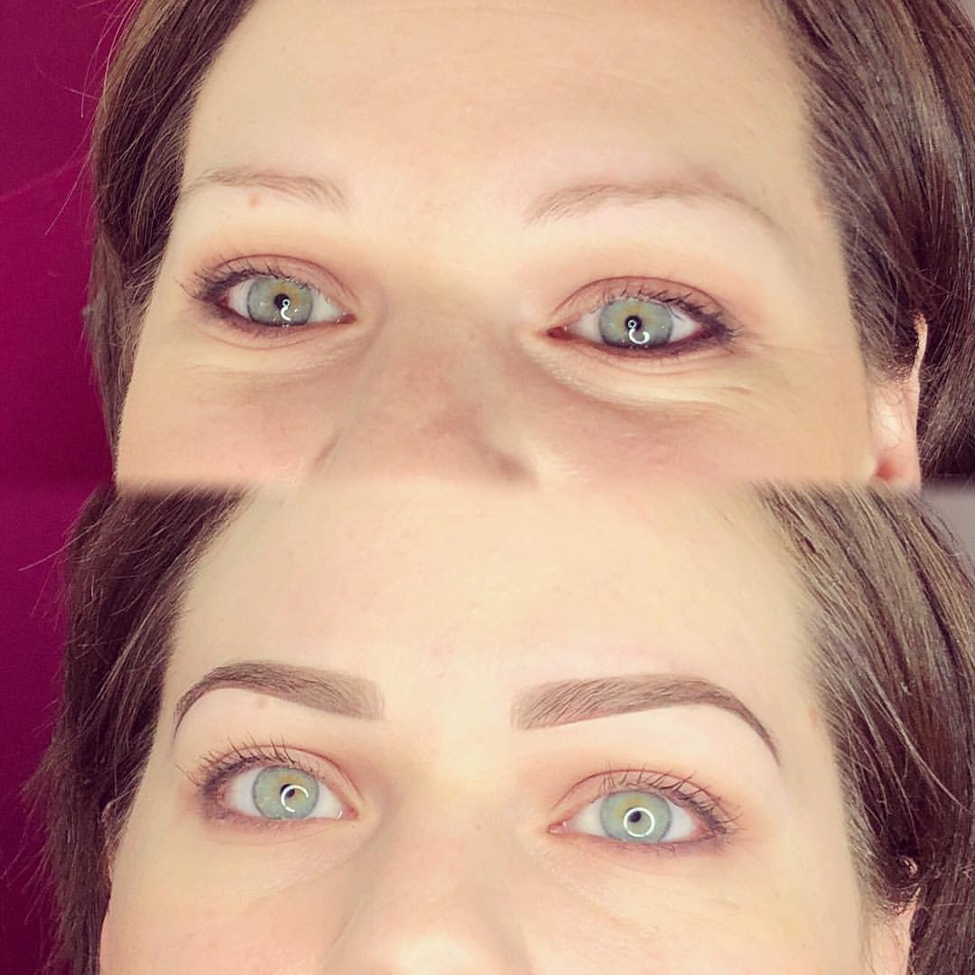 HD Brows Eyebrows before and after image